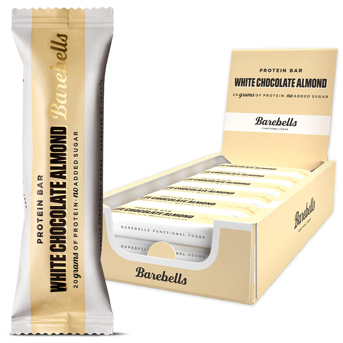 Barebells Protein Bar 12x55g White Chocolate Almond