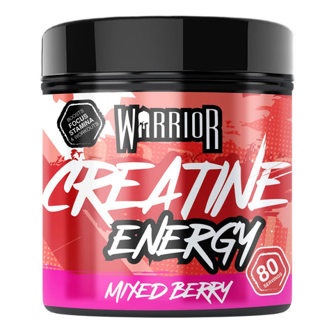 Warrior Creatine Plus Energy 360g Mixed Berry
