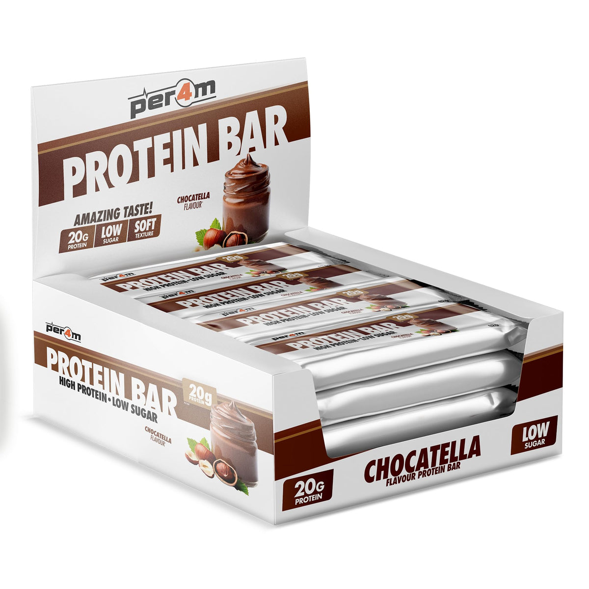 Per4m Protein Bar  12x62g Chocotella — Per4m — image 1