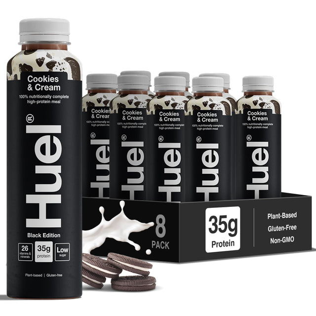 HUEL Ready-to Drink Black Edition 8x500ml Cookies & Cream — HUEL — image 1