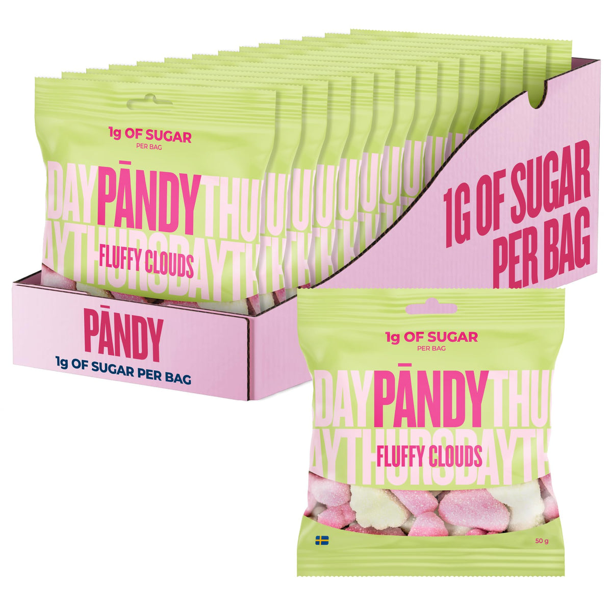 PANDY Candy 14x50g Fluffy Clouds