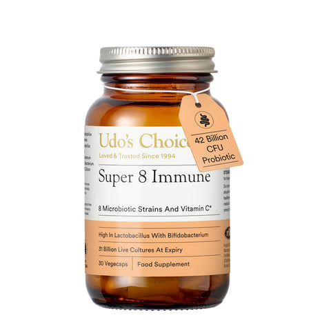 Udos Choice Super 8 Microbiotics 30 Caps