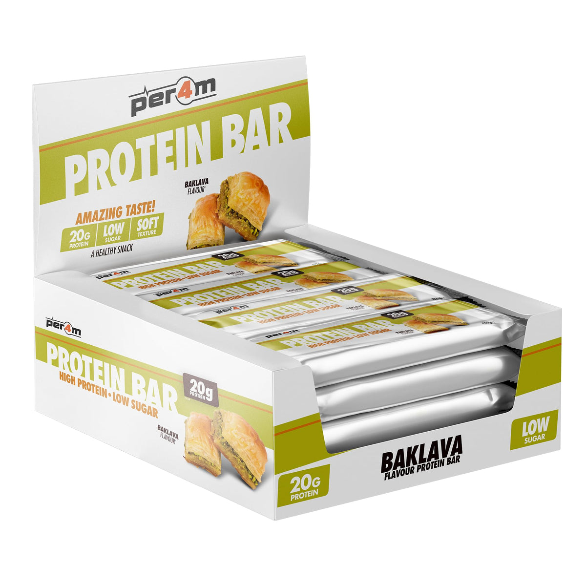 Per4m Protein Bar  12x62g Baklava
