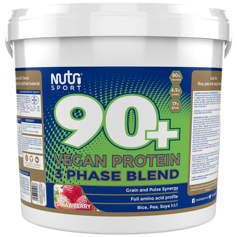 NutriSport 90+ Vegan Protein 5kg Vanilla