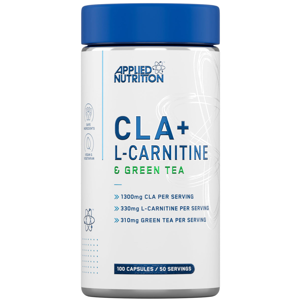 Applied Nutrition CLA + L-Carnitine & Green Tea 100 Veg Caps