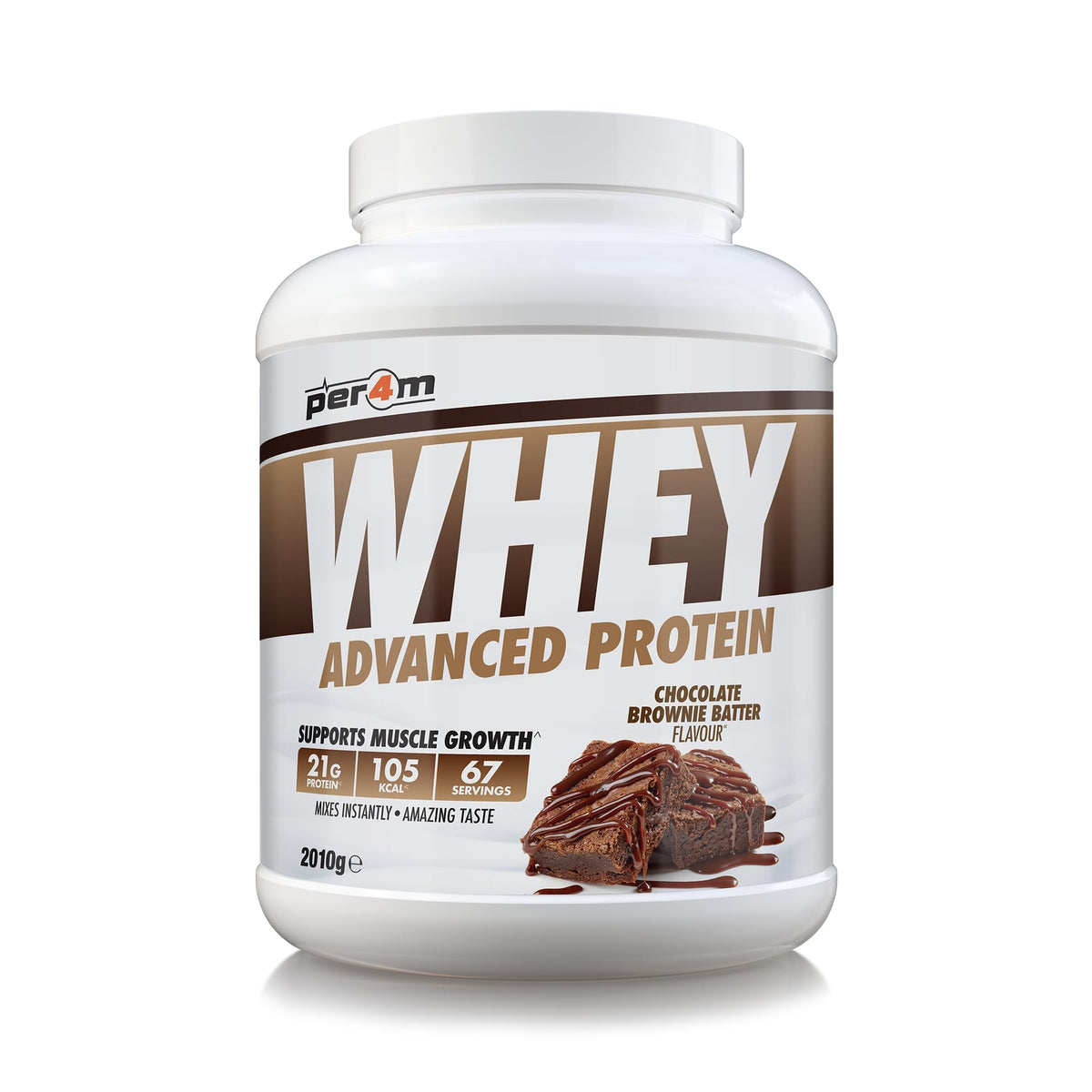 Per4m Advanced Whey Protein 2.01kg Chocolate Brownie Batter