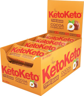 KetoKeto Bar 12x50g Choc Hazelnut