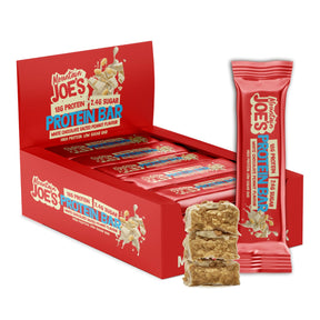 Mountain Joes Protein Bar 12x55g White Chocolate Salted Peanut