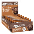 Optimum Nutrition Crunch Bar 10x65g Choc Brownie