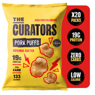 The Curators Pork Puffs 20x25g Original Salted