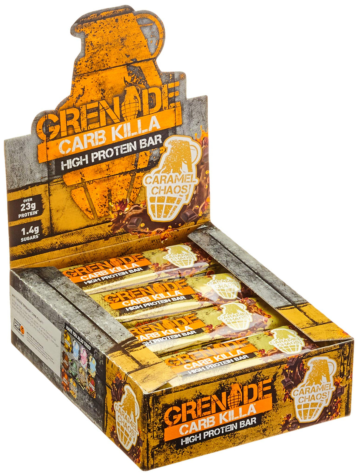 Grenade Protein Bar 12x60g Caramel Chaos
