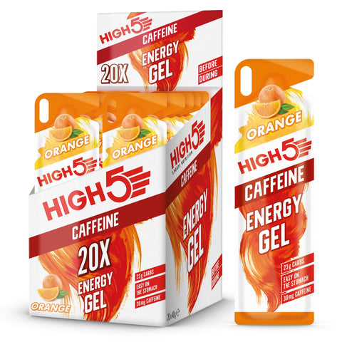 HIGH5 Energy Gel Caffeine 20x40g Orange