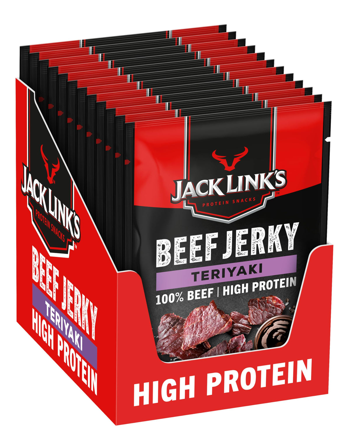 Jack Links Beef Jerky 12x25g Teriyaki