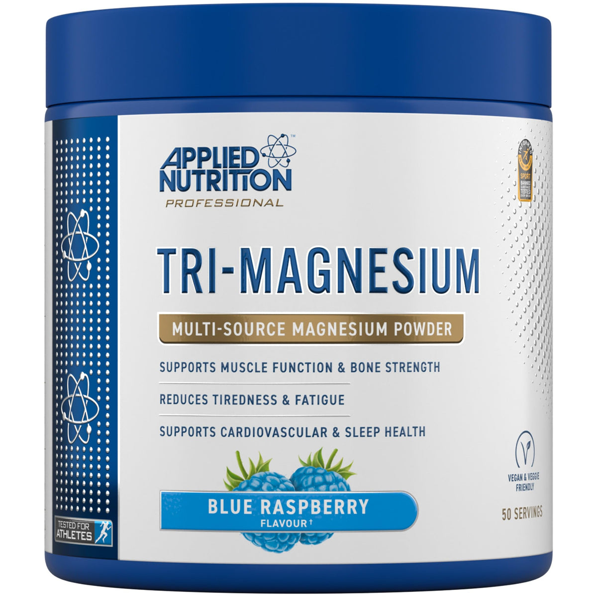 Applied Nutrition Tri-Magnesium Powder 200g Blue Raspberry