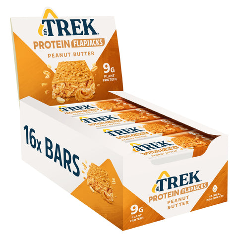 Trek Protein Flapjack 16x50g Peanut Butter