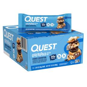 Quest Nutrition Overload Protein Bar 12x60g Cookie Commotion