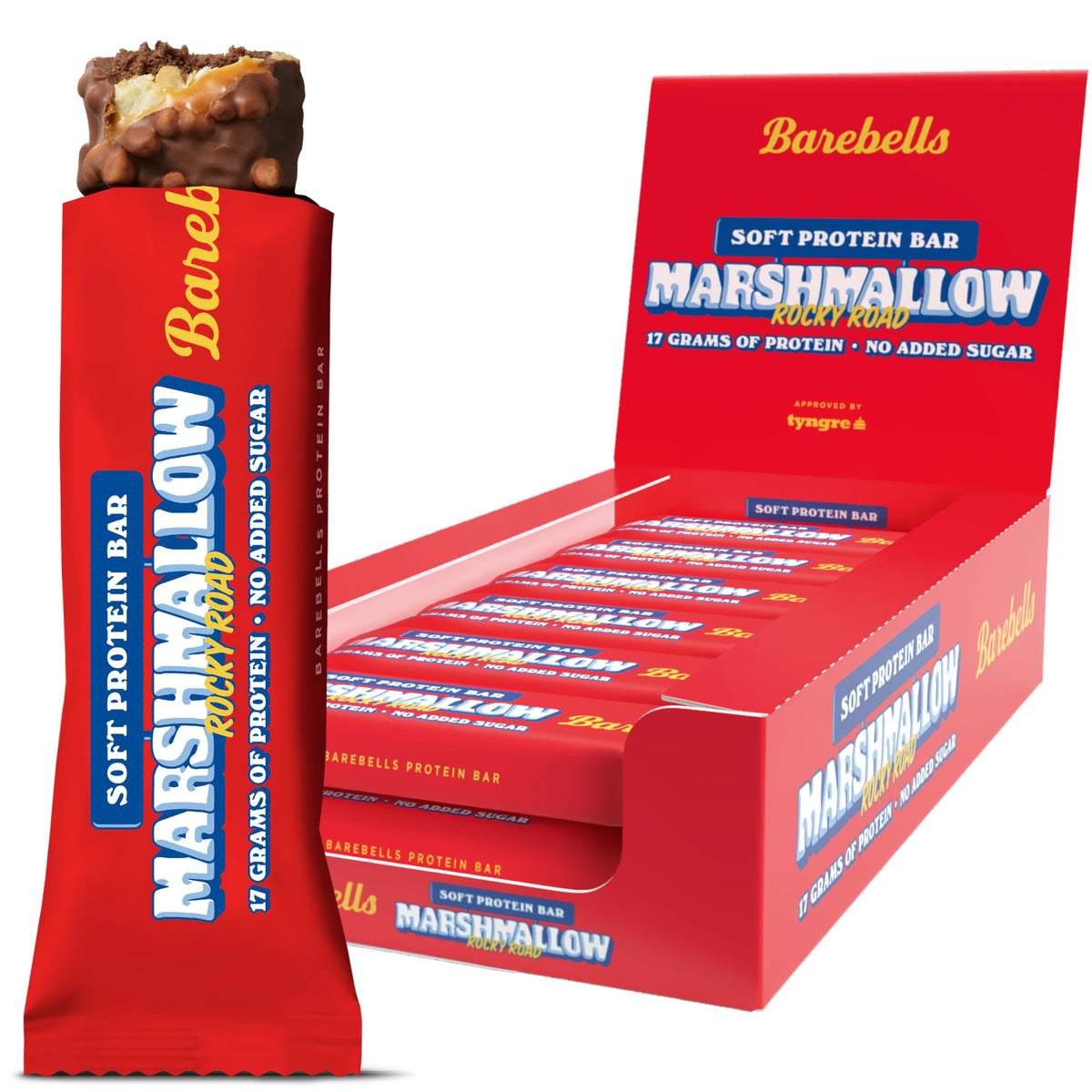 Barebells Soft Protein Bar 12x55g Marshmallow Rocky Road