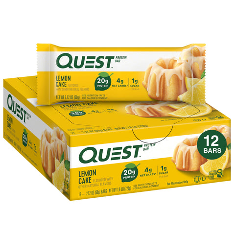 Quest Nutrition Bar 12x60g Lemon Cake
