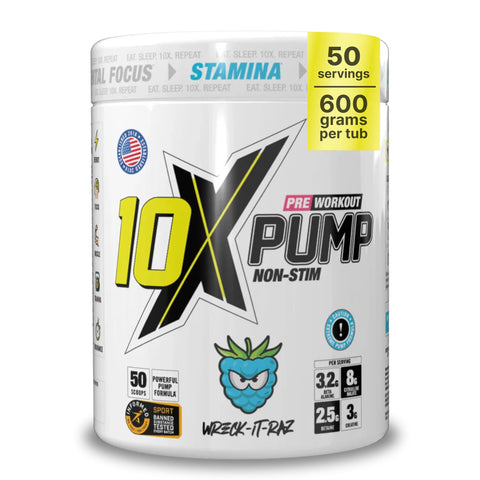 10X Athletic PUMP 600g Wreck It Raz