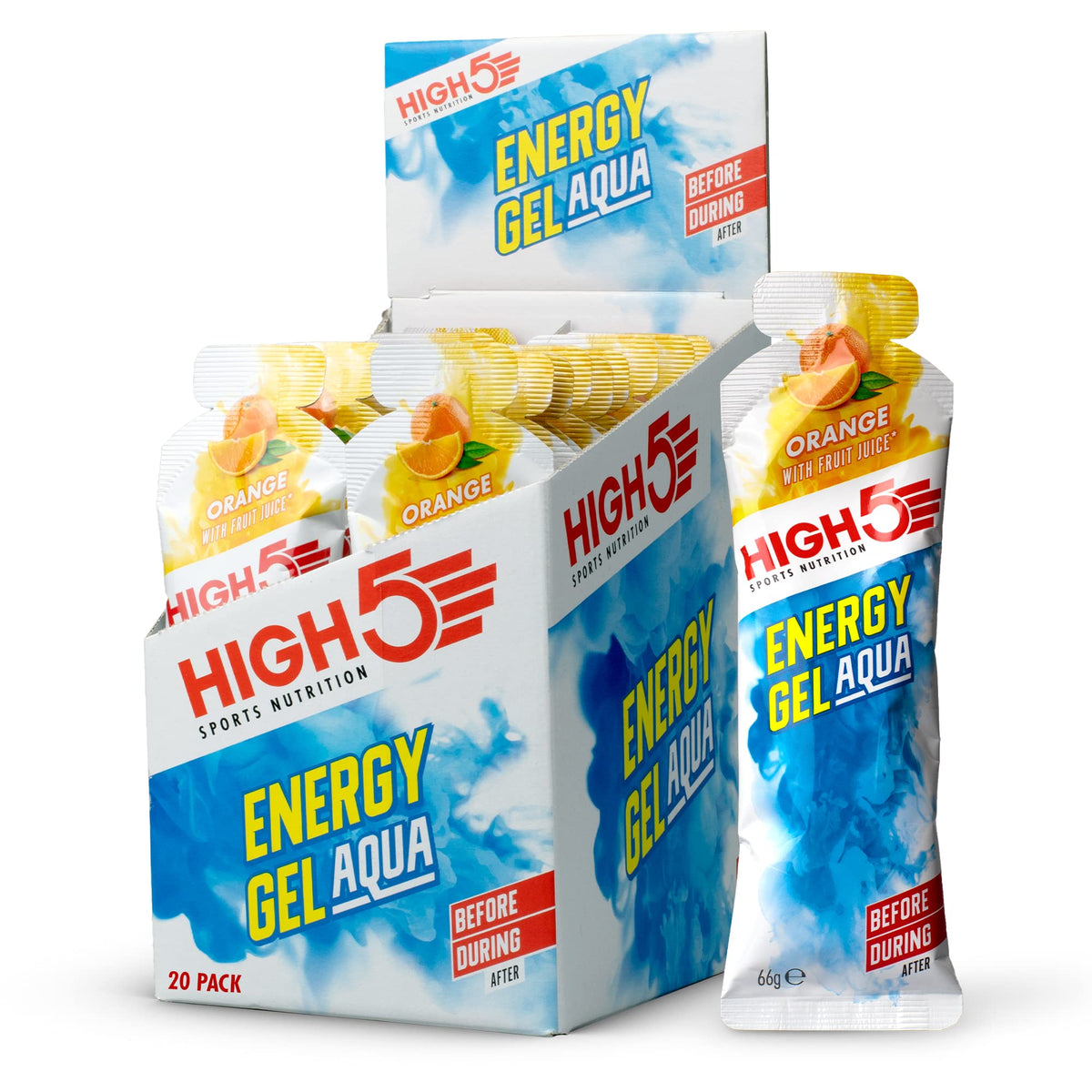 HIGH5 Energy Gel Aqua 20x66g Orange
