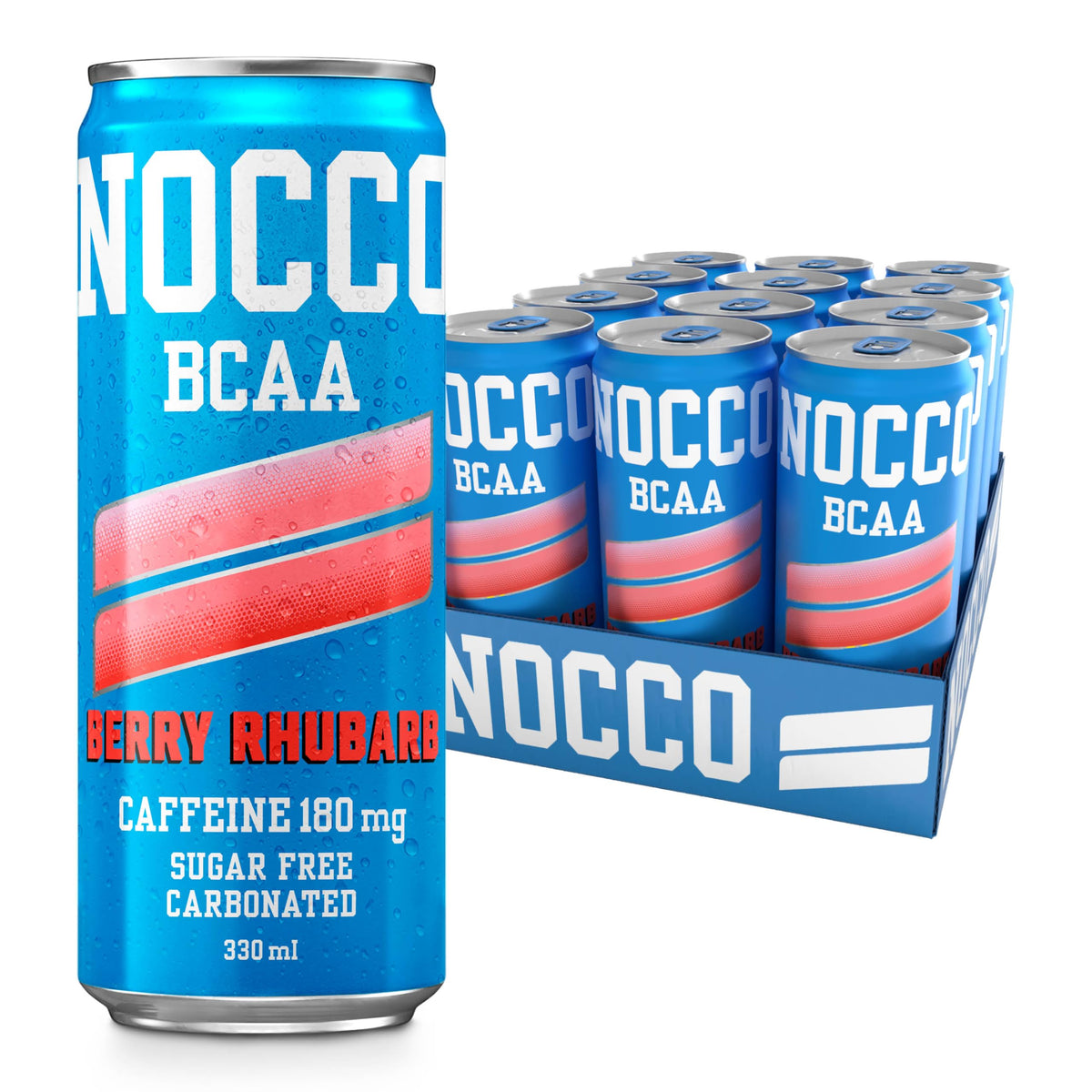 NOCCO BCAA 12x330ml Berry Rhubarb