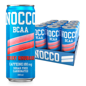 NOCCO BCAA 12x330ml Berry Rhubarb
