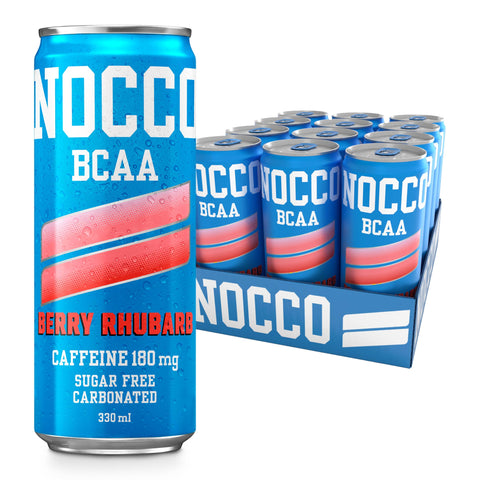 NOCCO BCAA 12x330ml Berry Rhubarb