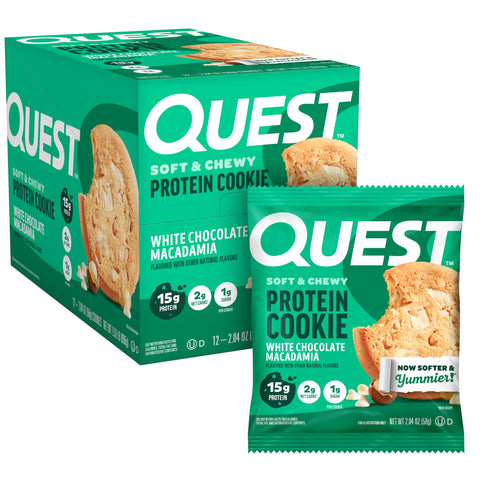 Quest Nutrition Cookie  12x58g White Chocolate Macadamia