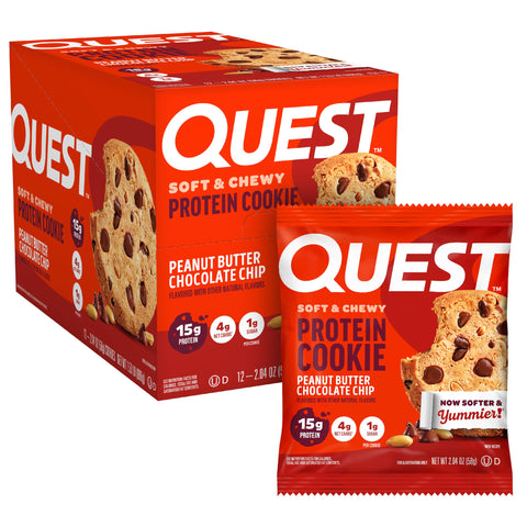 Quest Nutrition Cookie 12x59g Peanut Butter Chocolate Chip