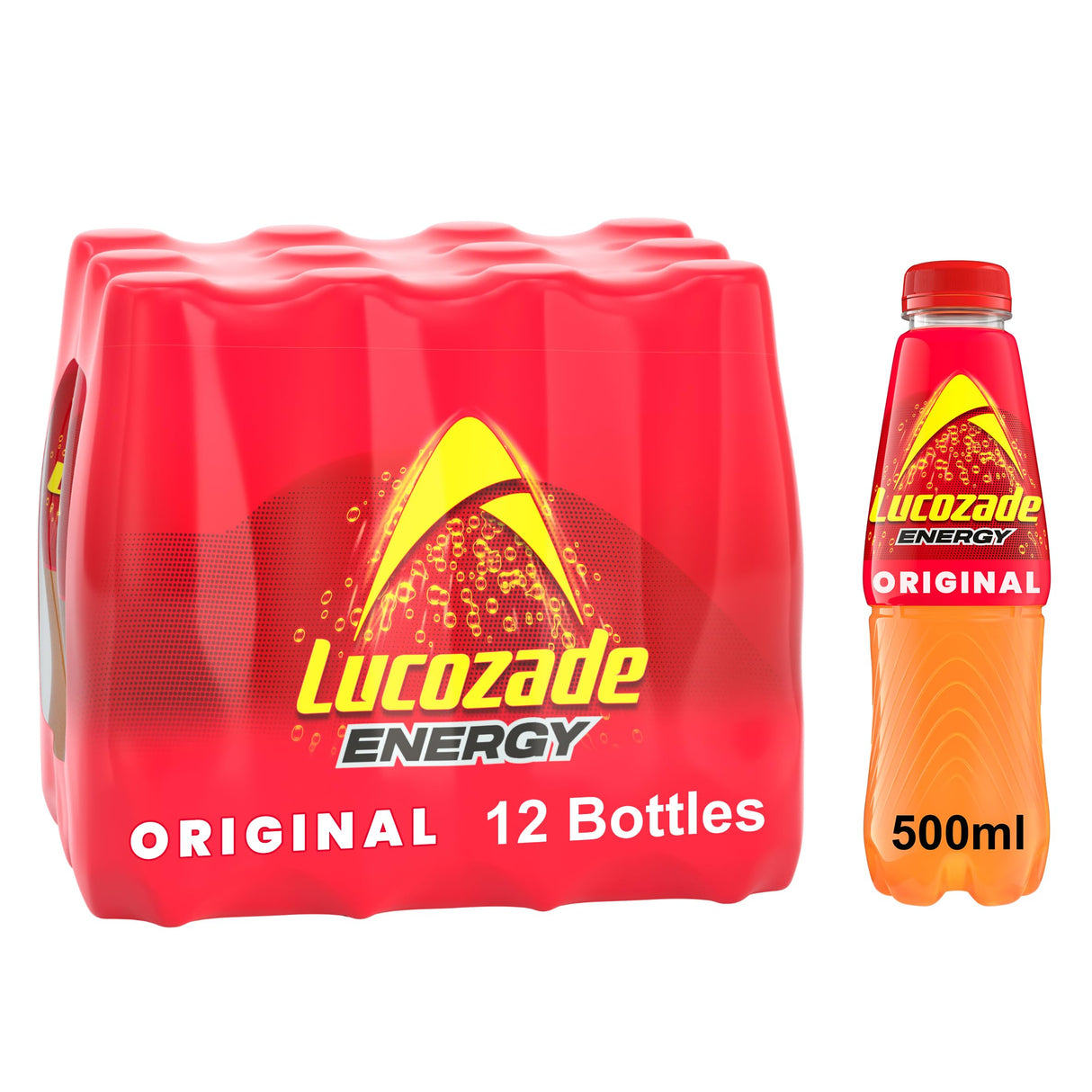 Lucozade Energy 12x500ml Original
