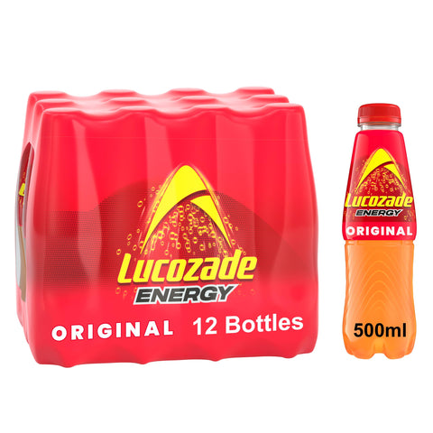 Lucozade Energy 12x500ml Original