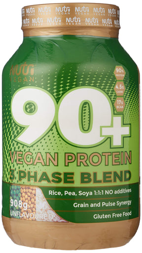 Nutri Vegan 90+ Protein Vegan 908g Unflavoured