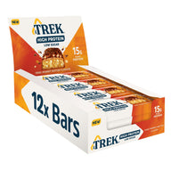 Trek High Protein Low Sugar 12x55g Choc Peanut