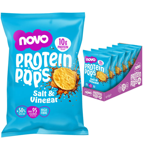 Novo Nutrition Novo Protein Pops 6x45g Salt and Vinegar