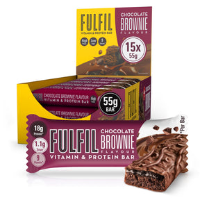 Fulfil Nutrition Vitamin & Protein Bar 15x55g Chocolate Brownie