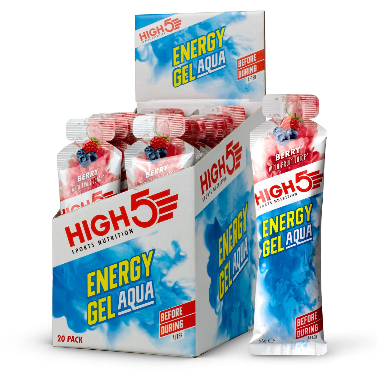 HIGH5 Energy Gel Aqua 20x66g Berry