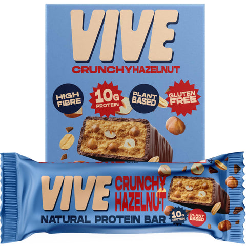 Vive Natural Protein Snack Bar 12x50g Hazelnut