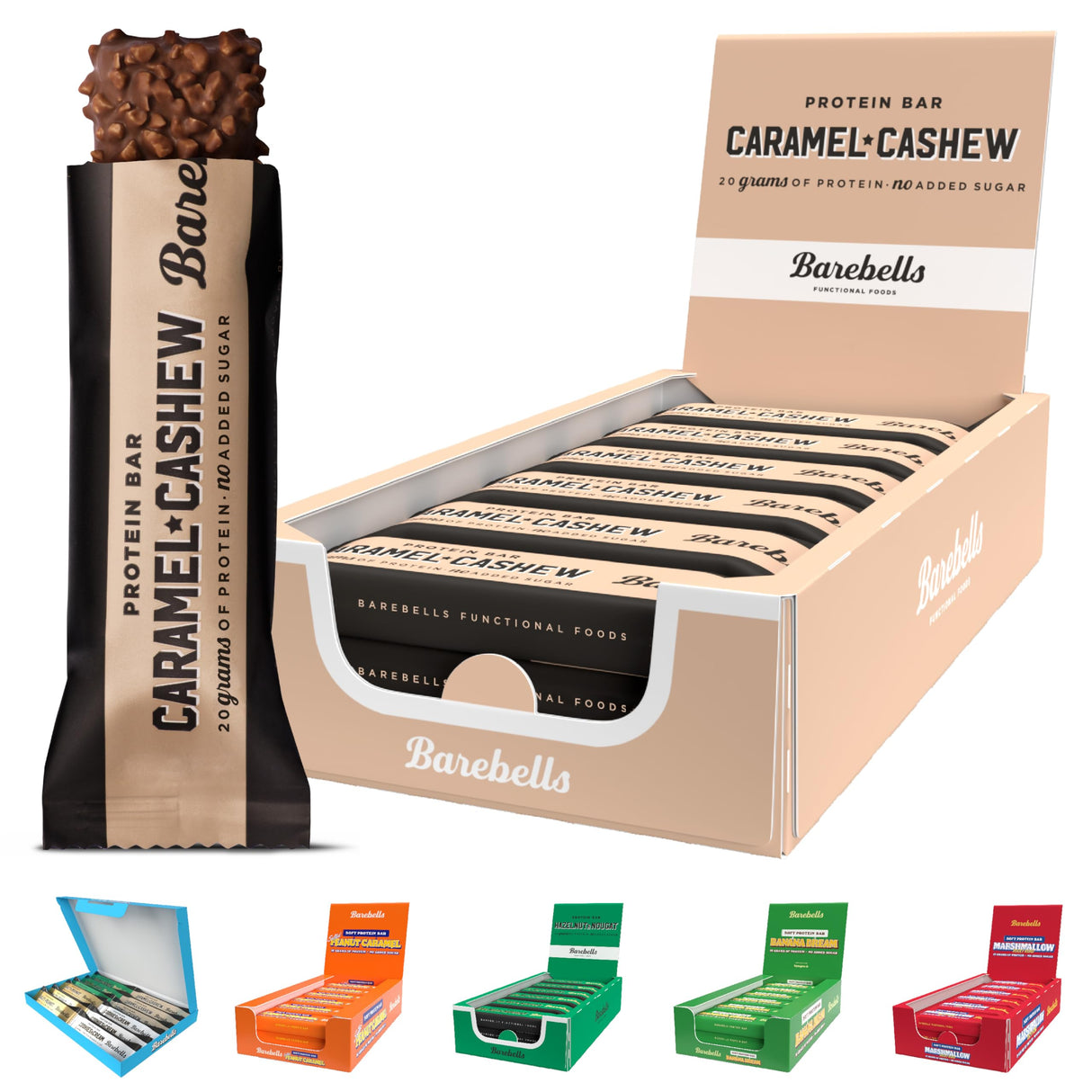 Barebells Protein Bar 12x55g Caramel Cashew