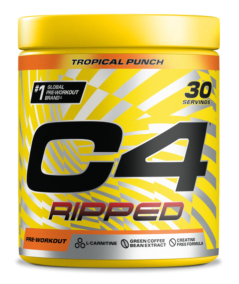 Cellucor C4 Ripped 30 Servings 180g Tropical Punch