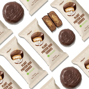 Vilgain Organic Plant Protein Mini Cookies 20x50g Coconut