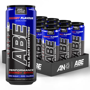 Applied Nutrition ABE (All Black Everything) Carbonated Can 12x330ml Energy