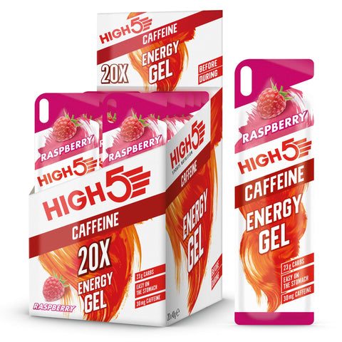 HIGH5 Energy Gel Caffeine 20x40g Raspberry