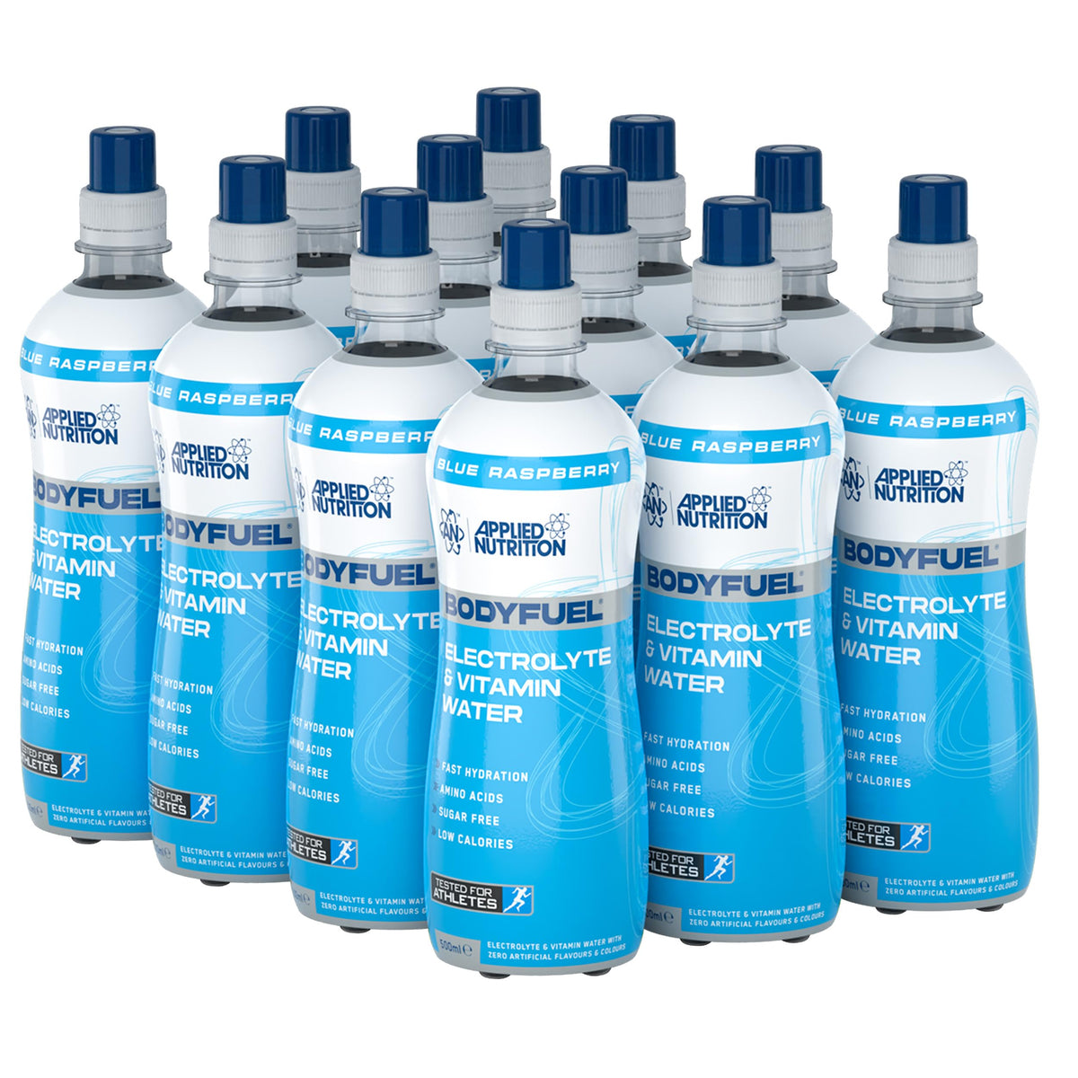 Applied Nutrition Body Fuel Electrolyte Water 12x500ml Icy Blue Raz