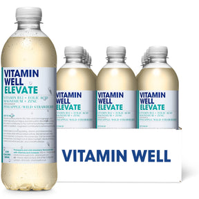 Vitamin Well Elevate 12x500ml Pineapple & Wild Strawberry