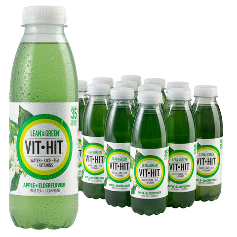 VITHIT Lean & Green 12x500ml Apple & Elderflower