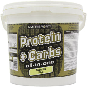 NutriSport Protein + Carbs 5kg Vanilla