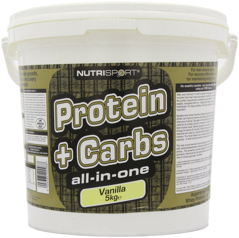 NutriSport Protein + Carbs 5kg Vanilla