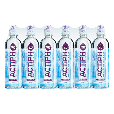 Actiph Alkaline Ionised Water - 24x600ml