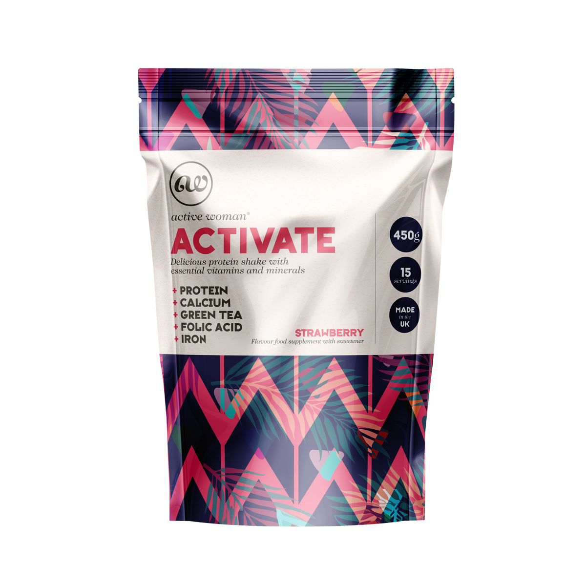 Bio-Synergy Active Woman Activate - Strawberry - 450g