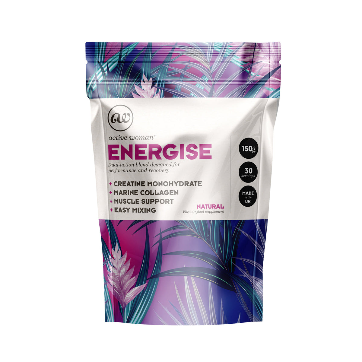 Bio-Synergy Active Woman Energise Creatine & Collagen - 150g